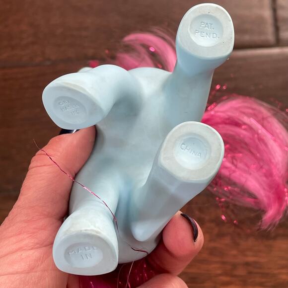 My Little Pony Princess Royal Blue w/ Bushwoolie Hat Comb Wand Vintage 1987 MLP - Picture 10 of 16